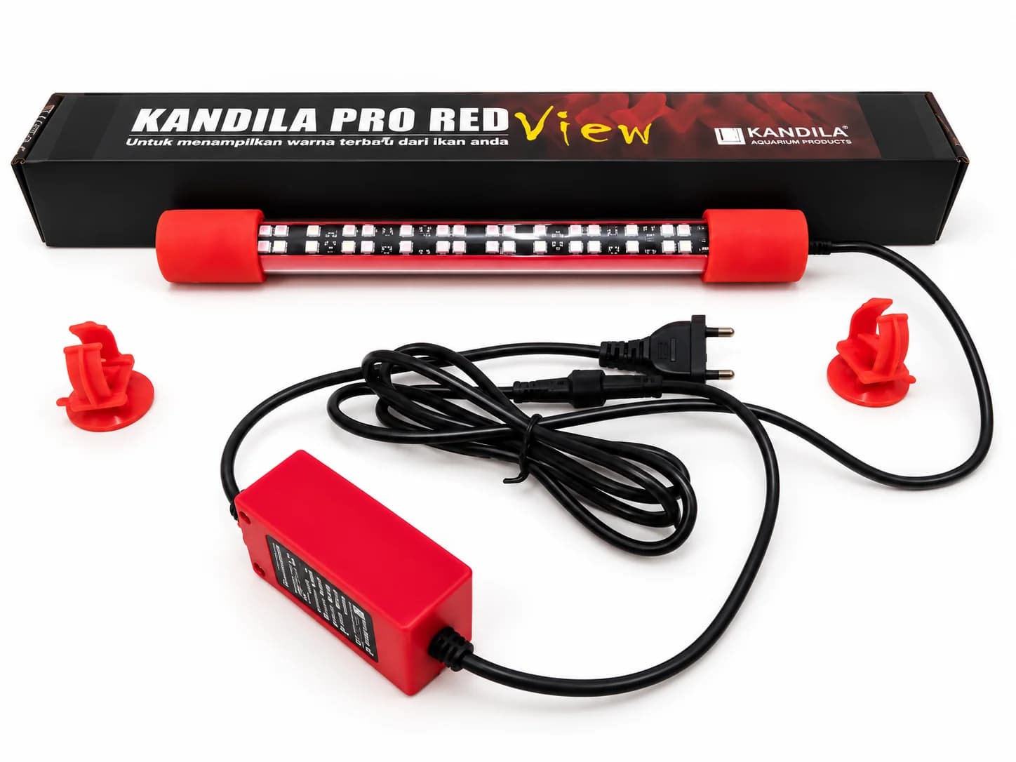 Kit rampe LED Kandila Pro Red View avec alimentation et clips